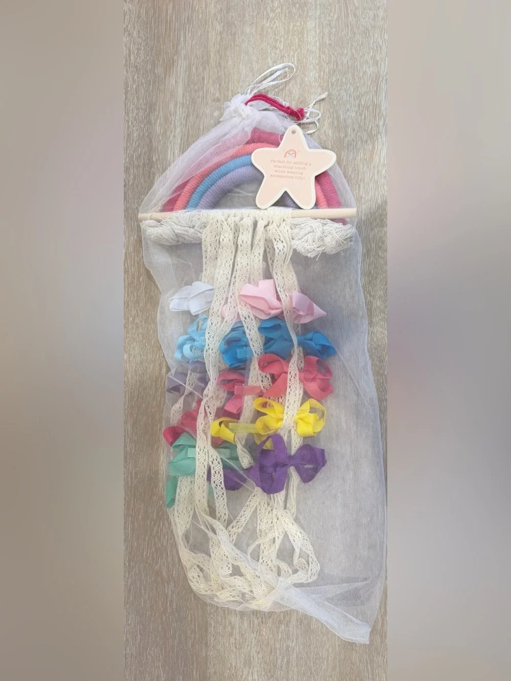 Rainbow Bow Holder & Bows